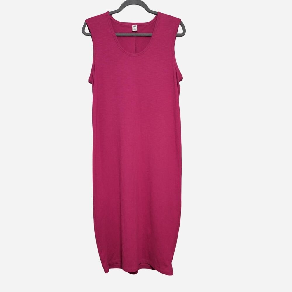 Old Navy Women's Pink Tank Midi Dress